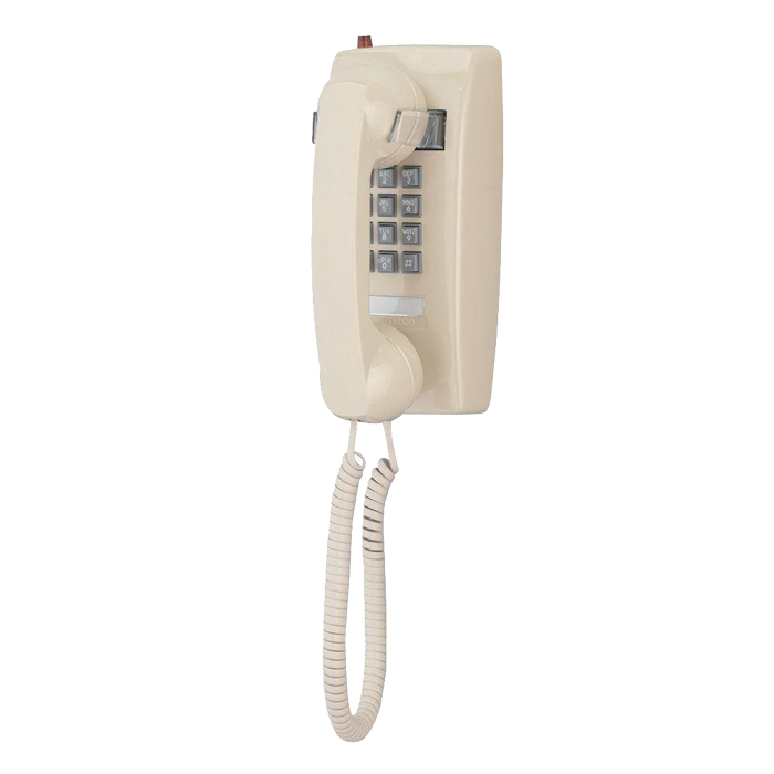 Cortelco Standard Wall Telephone-Ash (255444-VBA-20MD)