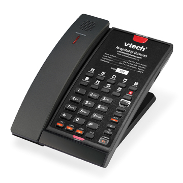 VTech 2-Line Contemporary SIP Cordless Phone Matte Black - 80-H0AT-13-000