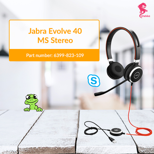 Jabra Evolve 40 MS Stereo headset (6399-823-109)