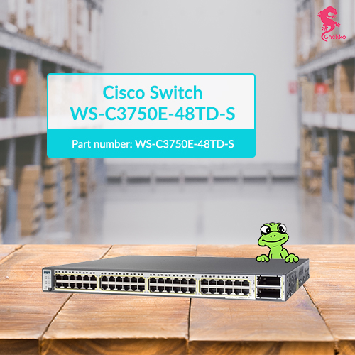 Cisco WS-C3750E-48TD-S 48 x 10/100/1000Base-T