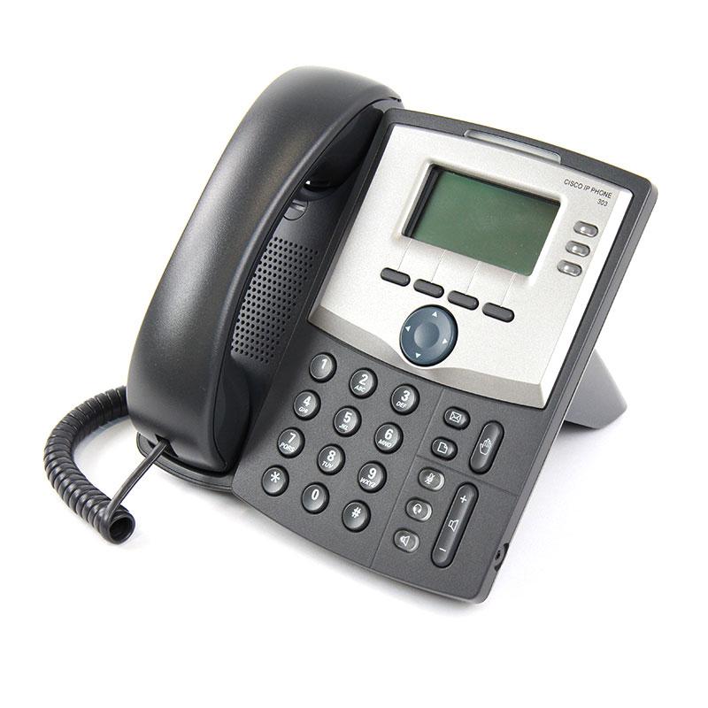 Cisco IP 3-Line 303 VOIP POE Phone 