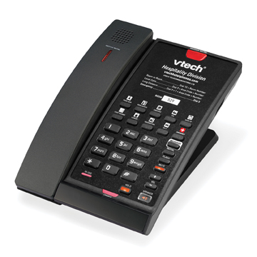 VTech 1-Line Contemporary SIP Cordless Phone Matte Black - 80-H0AS-13-000