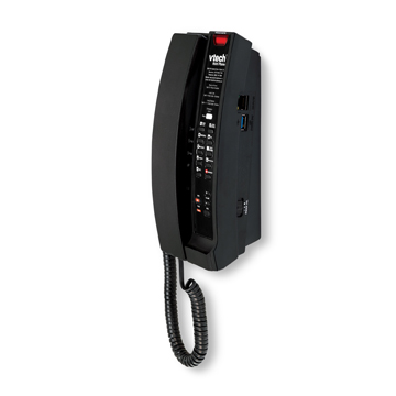 VTech 1-Line SIP Corded Petite Phone Matte Black - 80-H0C5-13-000