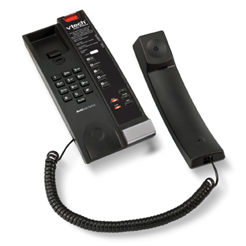 VTech 1-Line SIP Corded Petite Phone Matte Black 5 buttons - 80-H0C5-13-000
