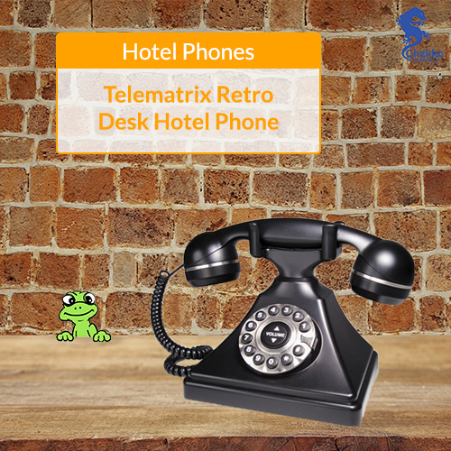 TeleMatrix Retro Desk Hotel Phone