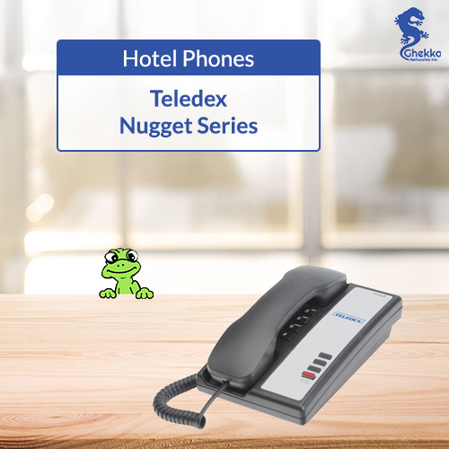 Teledex Nugget Black - Ghekko hotel phones