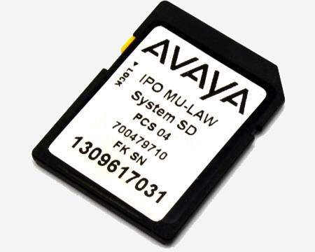Avaya IPO 500V2 System SD Card MU-Law (700479710)